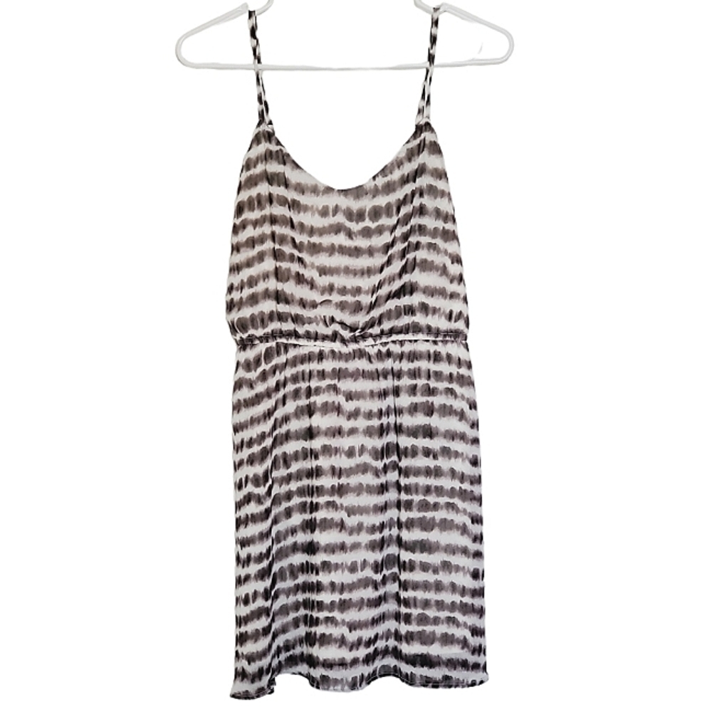 1084 * Forever 21 Spaghetti Strap Mini Dress Black White Size M